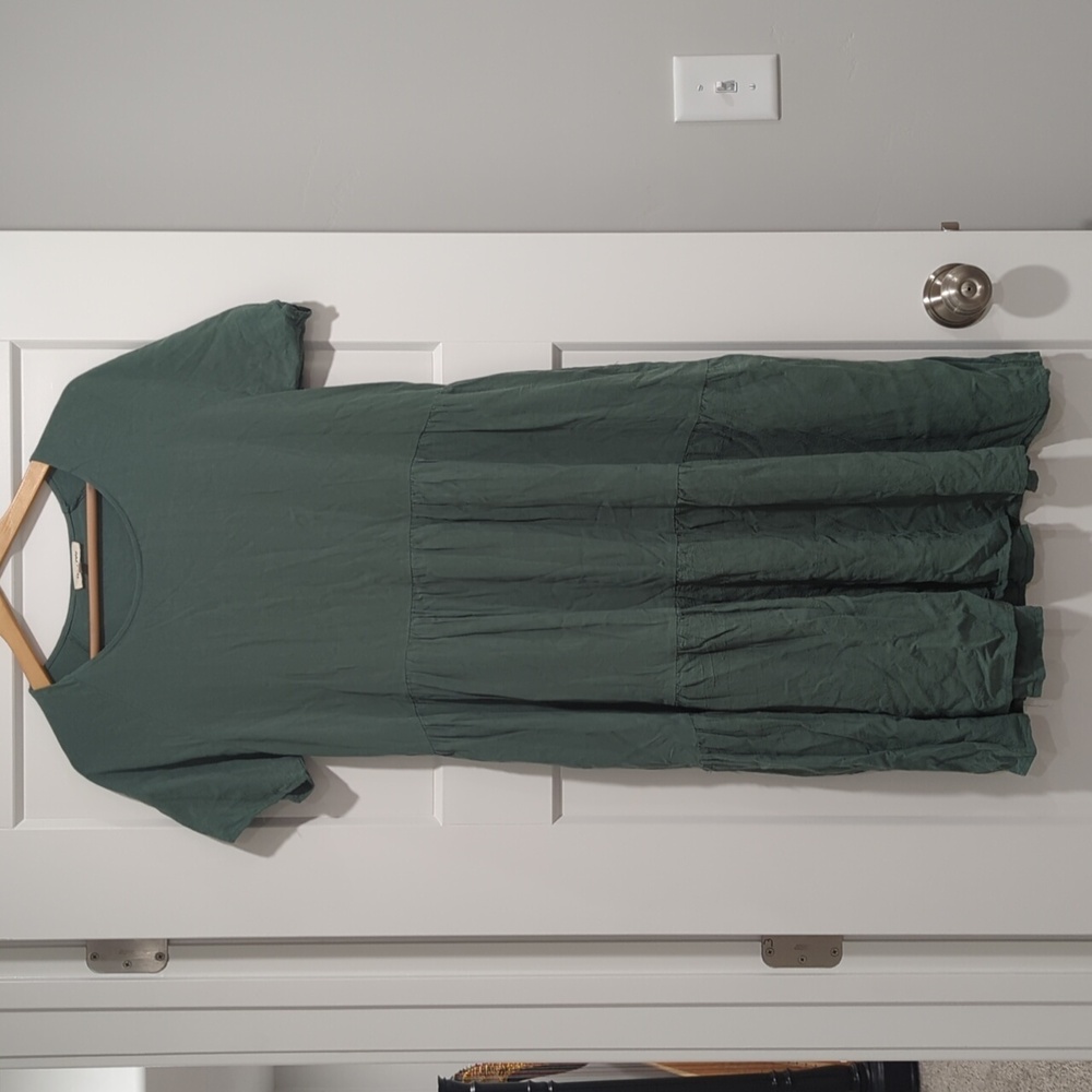Green Dress with Pockets